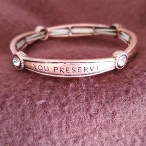 Guardian Angel Pray Stretch Bangle Bracelet